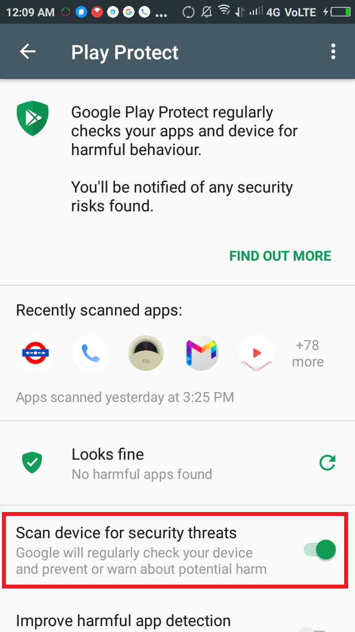 google play protect Pro60